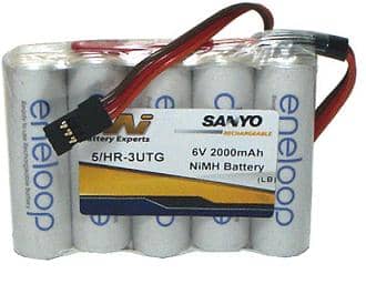 ENELOOP BATTERY 5XAA 2000MAH FLAT JR