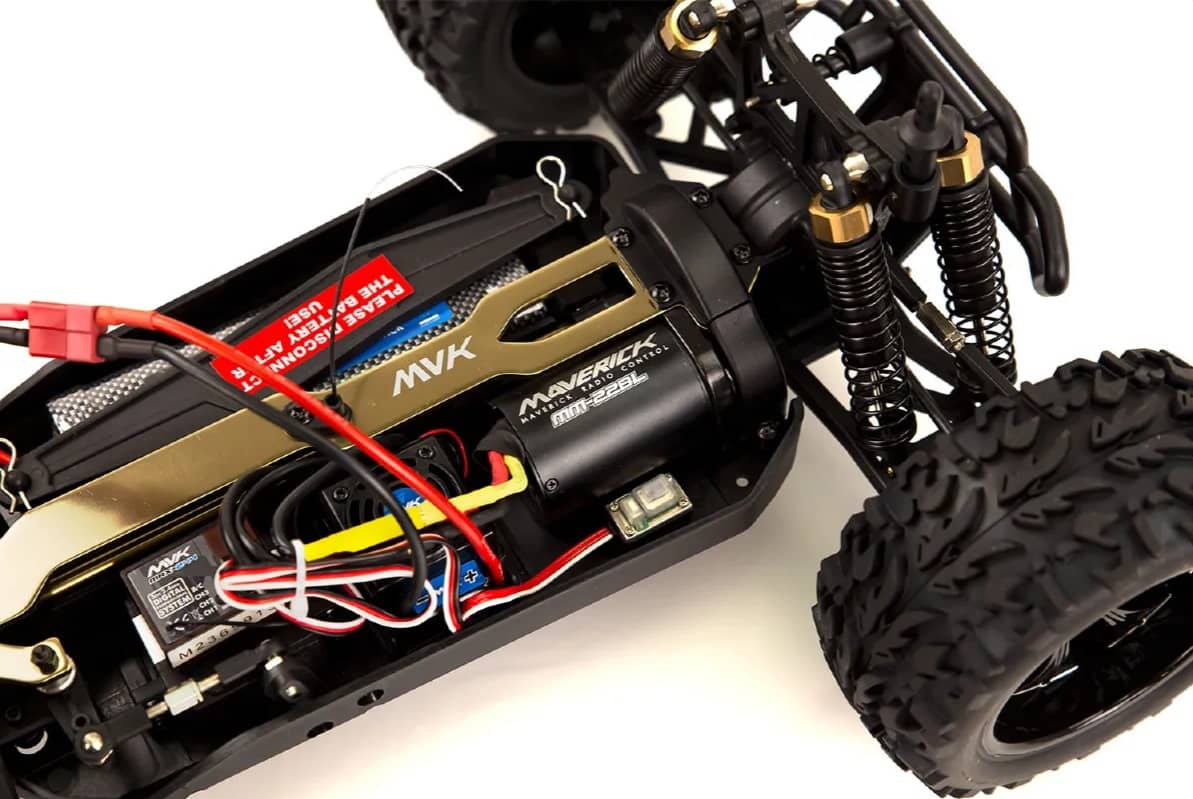 MAVERICK STRADA RED MT 1/10 4WD BRUSHLESS ELECTRIC MONSTER TRUCK