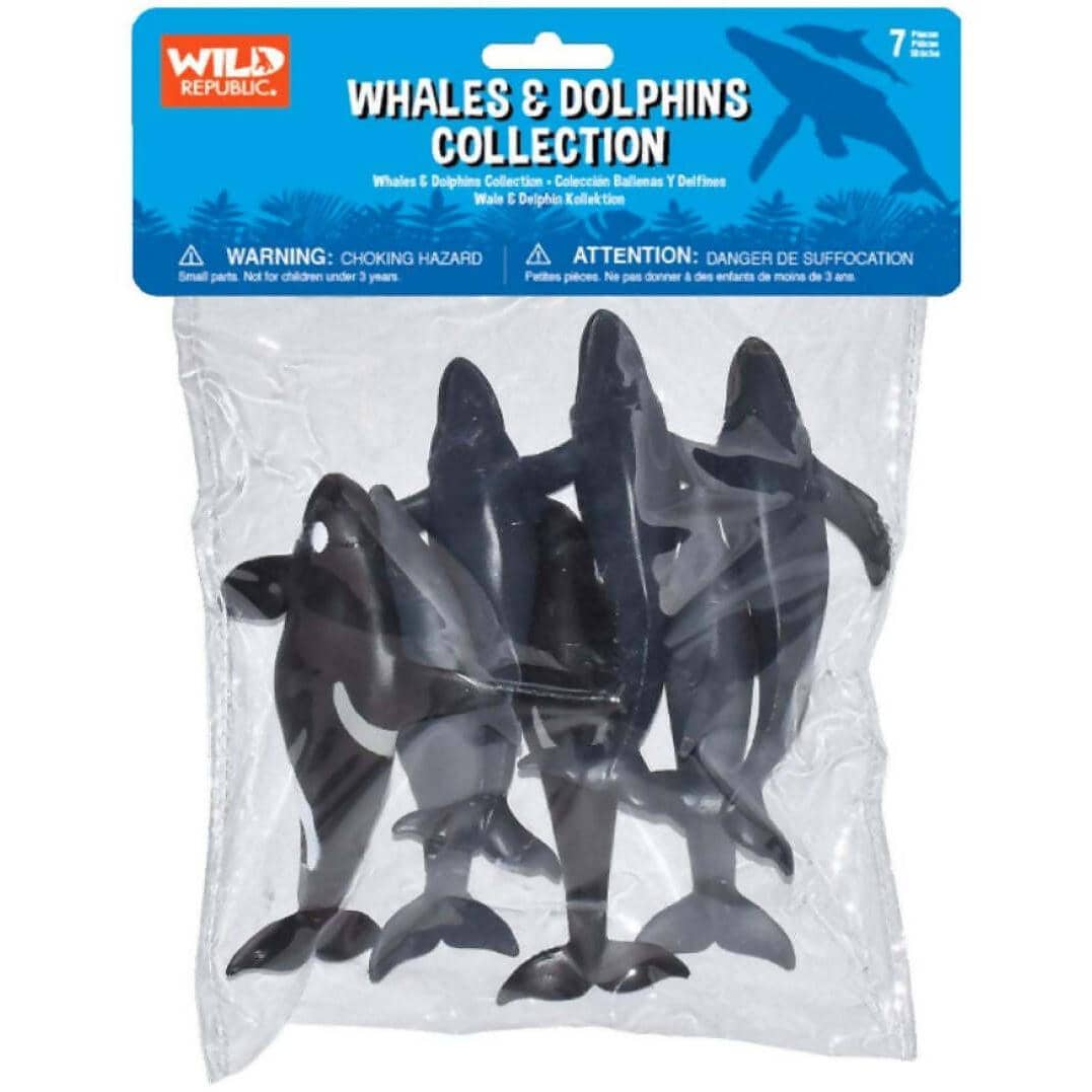 Wild Republic - Polybag Whales & Dolphins Marine Animals Collection