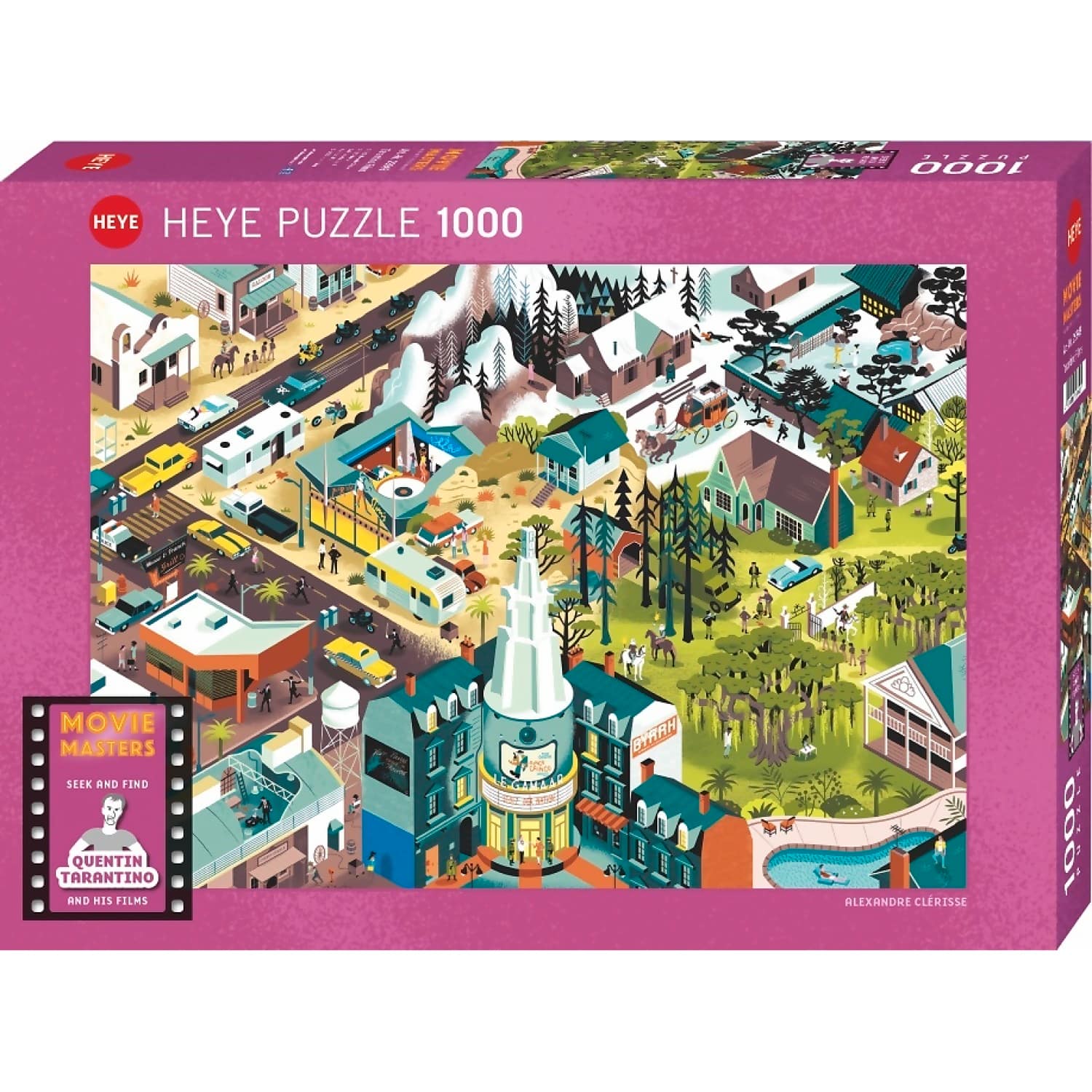 Heye - Movie Masters Tarantino Films Jigsaw Puzzle 1000 Pieces