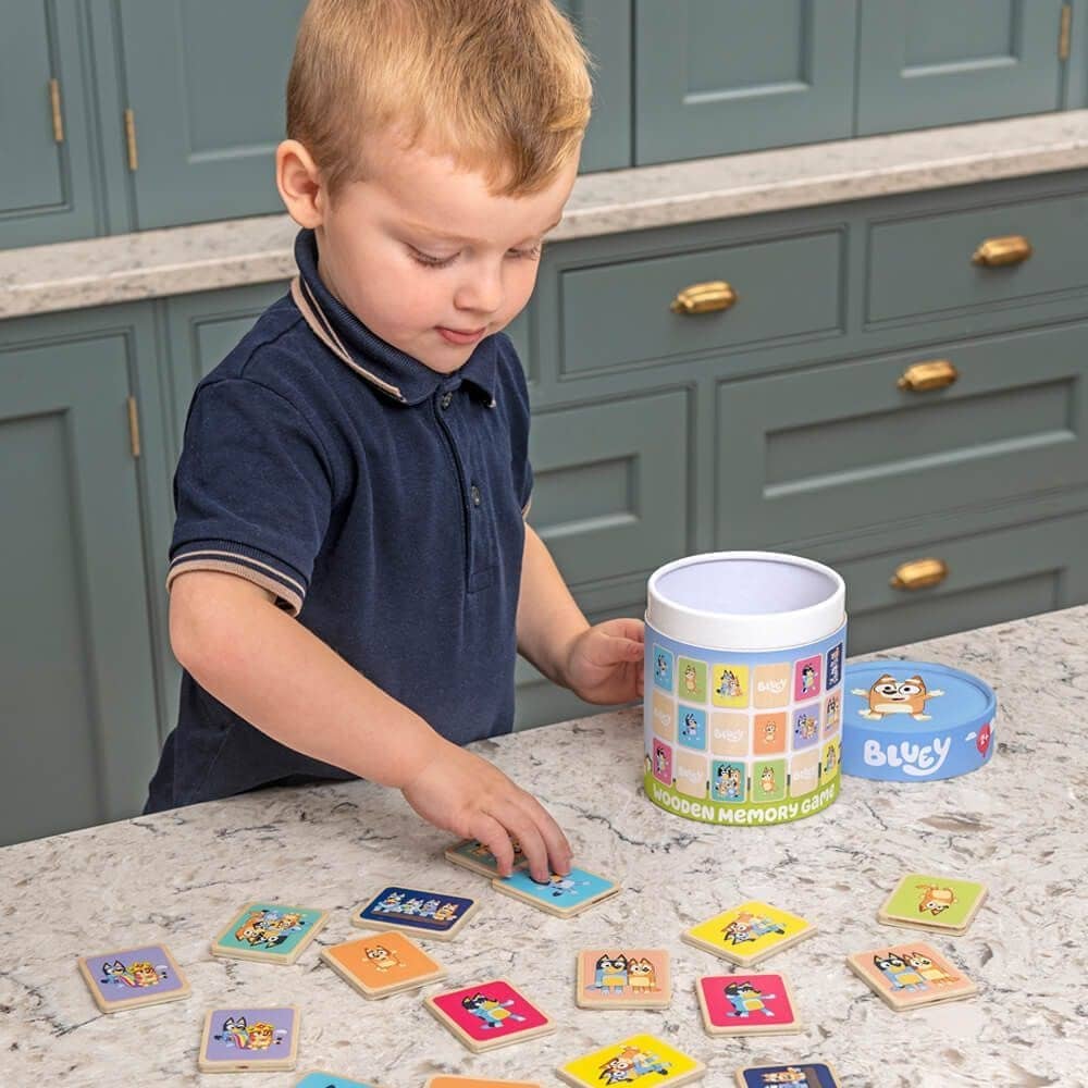 Bluey - Wooden Memory Game