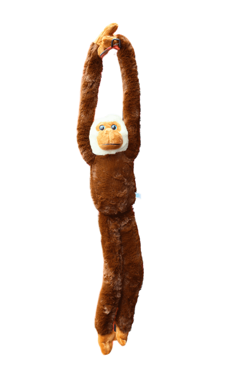 Cotton Candy - Plush Sean Hanging Monkey Dark Brown