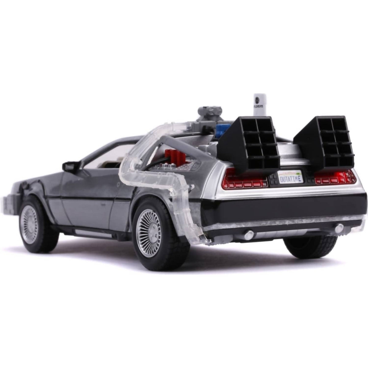 JADA TOYS - BACK TO THE FUTURE PART II DELOREAN TIME MACHINE 1:24 SCALE DIECAST VEHICLE