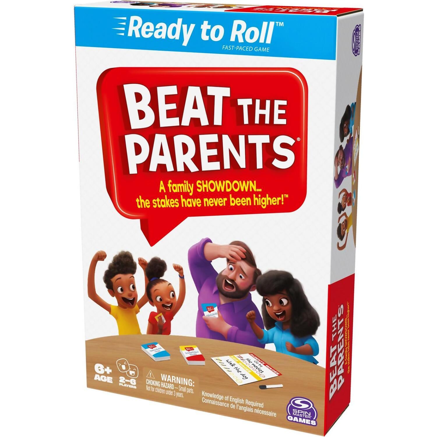 Spin Master - Games - Beat The Parents Travel Ready To Roll Board Game