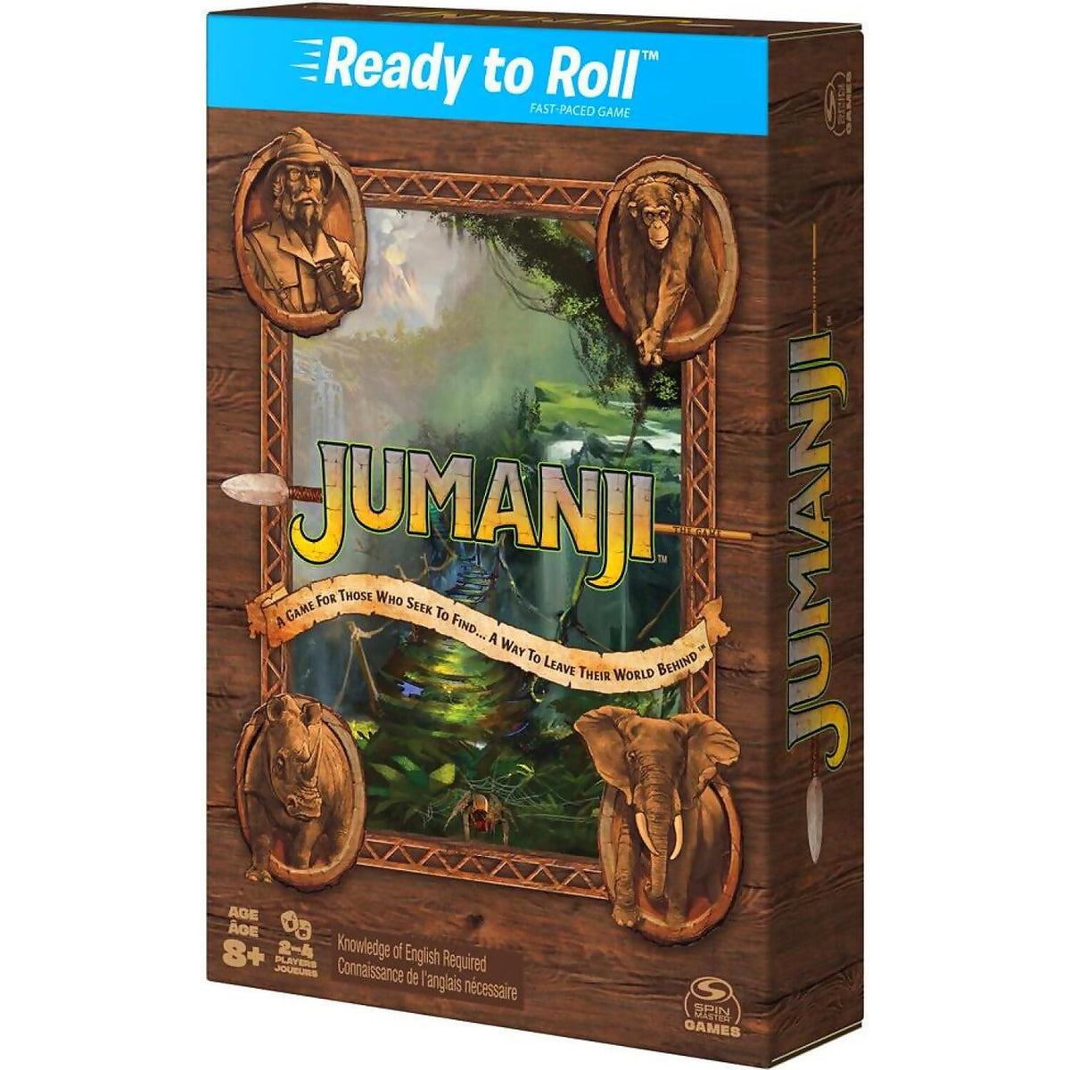 Spin Master - Games - Jumanji Travel Ready To Roll Game