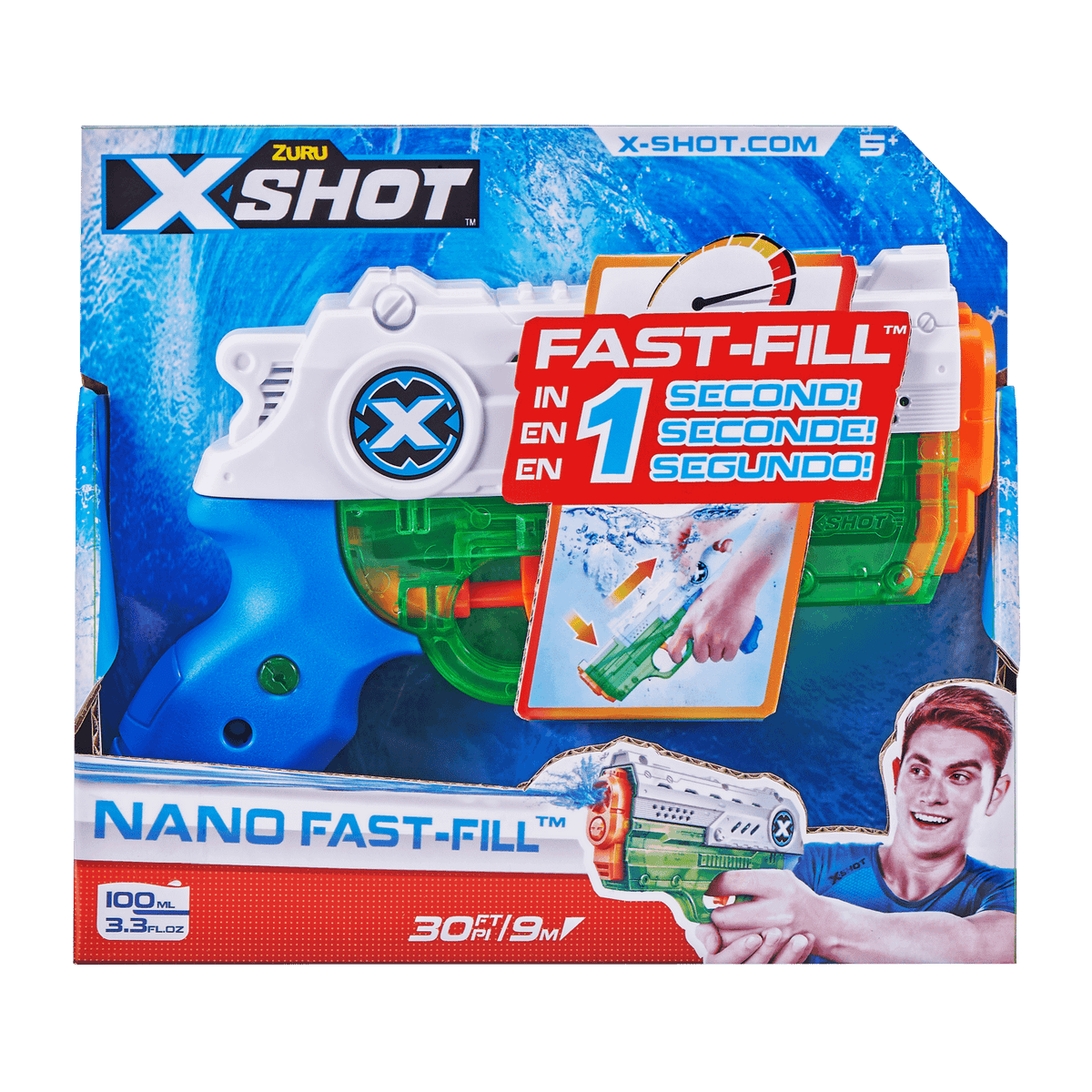 ZURU - X-shot Water Warfare Nano Fast Fill By ZURU X-shot Water