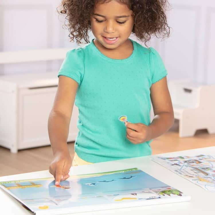 Melissa & Doug - Reusable Sticker Pad - Vehicles