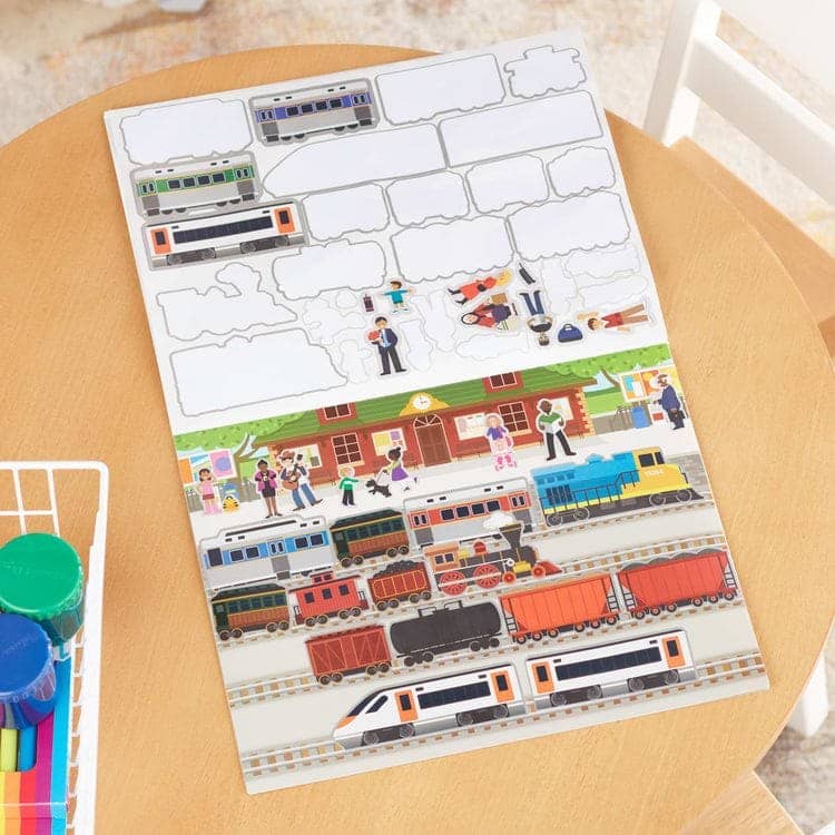 Melissa & Doug - Reusable Sticker Pad - Vehicles