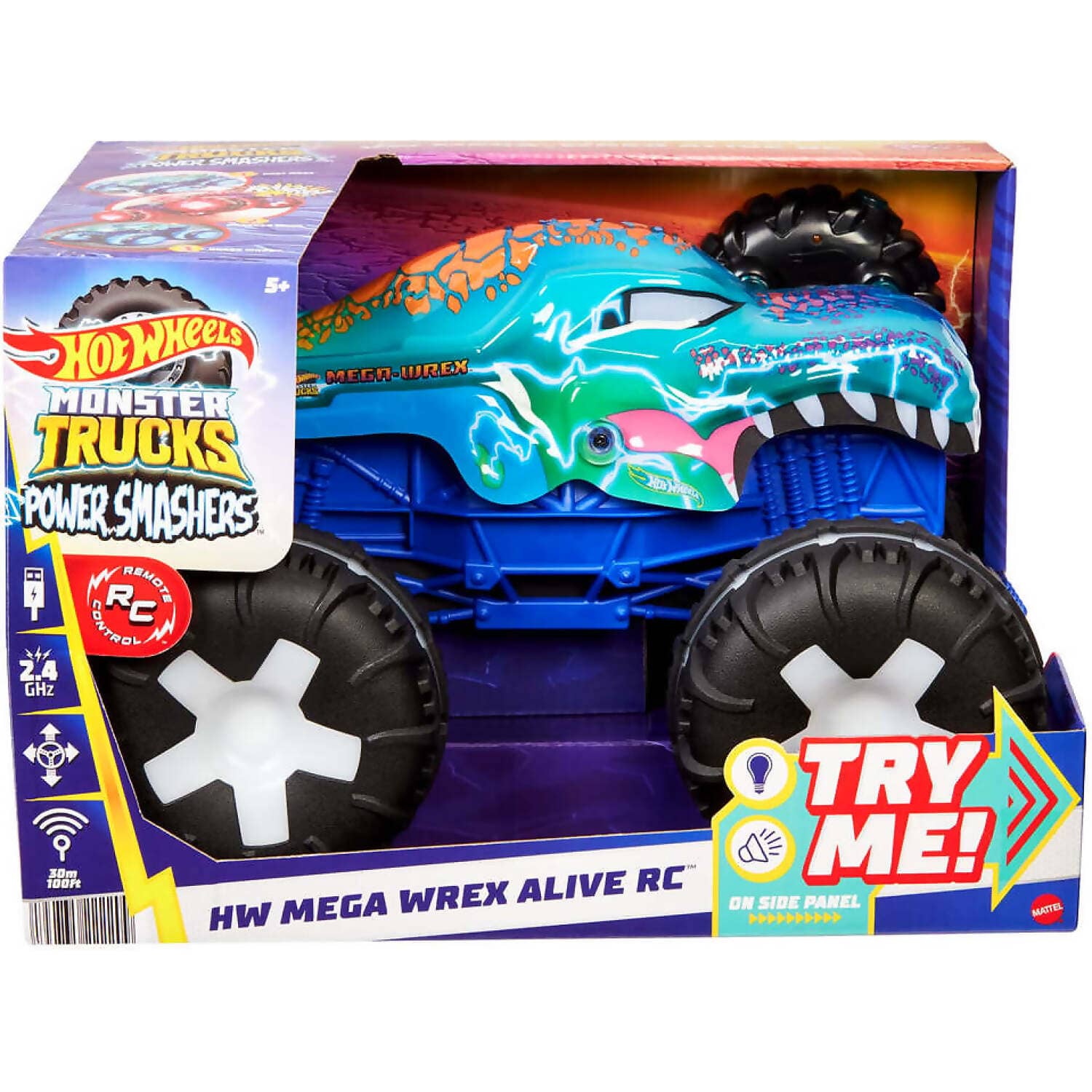 Hot Wheels - 1:15 Remote Control Mega Wrex Alive Rc - Mattel