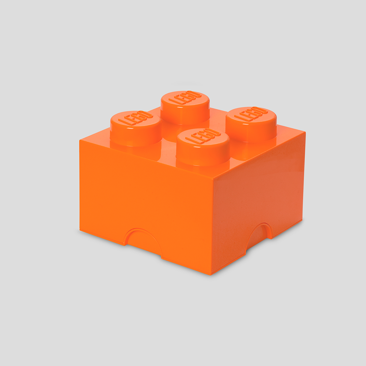 LEGO® Storage Brick 4 Orange - Room Copenhagen