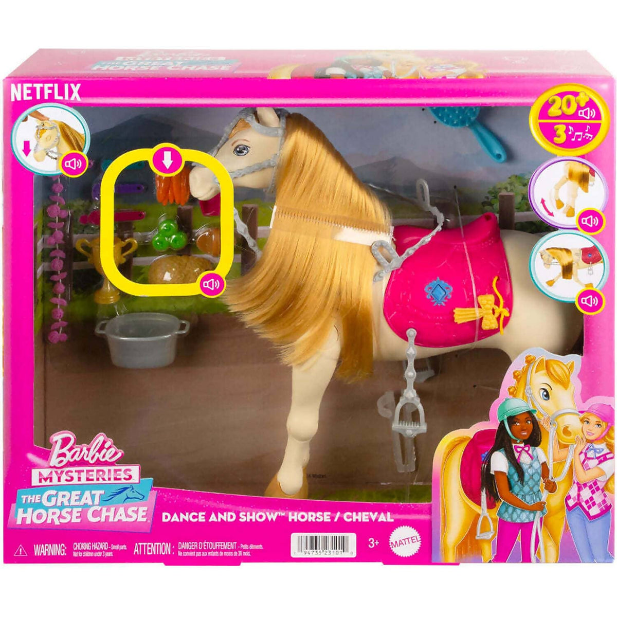 Barbie - Mysteries - The Great Horse Chase Dance And Show Horse - Mattel