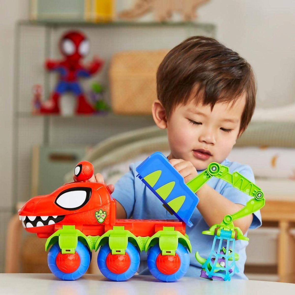 Marvel - Spidey And His Amazing Friends Dino-webs Crawler Vehicle - Hasbro