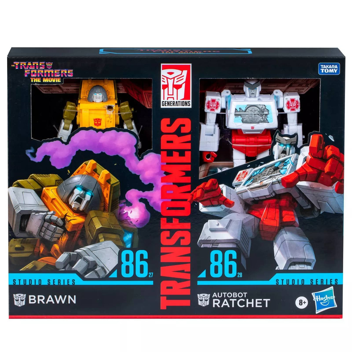 Transformers - The Movie Brawn And Autobot Ratchet Action Figure Set 2 Pack  - Hasbro