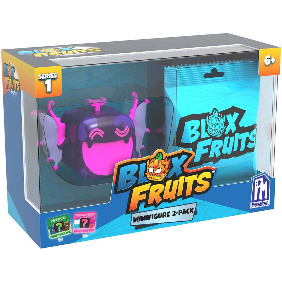 Blox Fruits - 1.5-inch Mini Figure 2 Pack  With DLC Code Blind Box - Phatmojo
