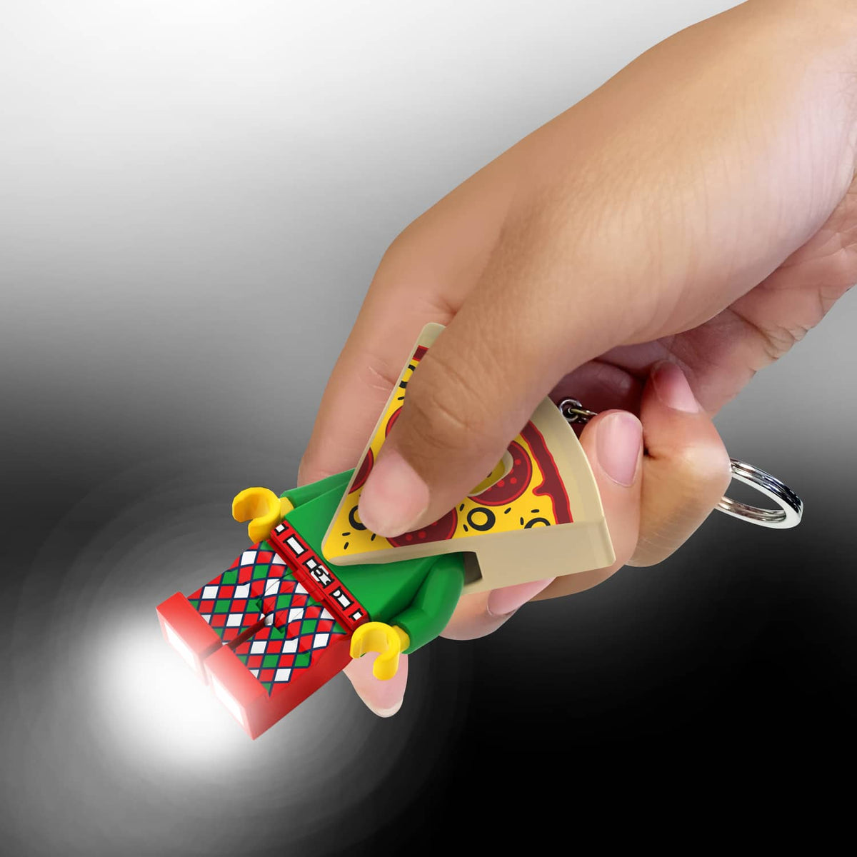 LEGO® Pizza Guy Minifigure LED Key Light