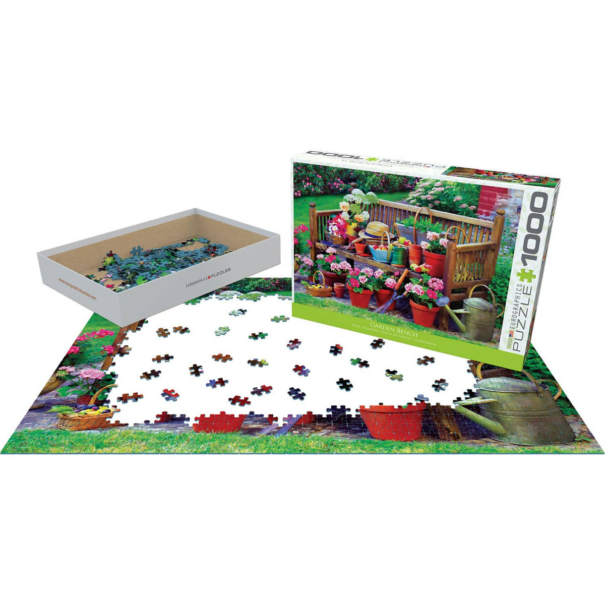 EuroGraphics - Garden Bench - Jigsaw Puzzle 1000 Pieces