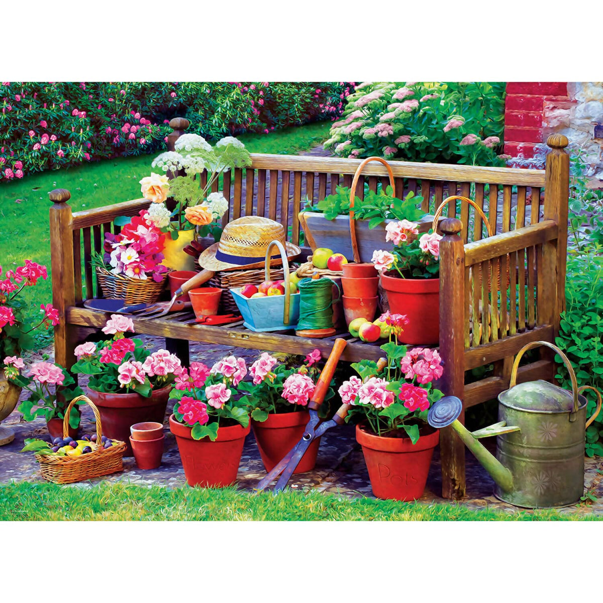 EuroGraphics - Garden Bench - Jigsaw Puzzle 1000 Pieces