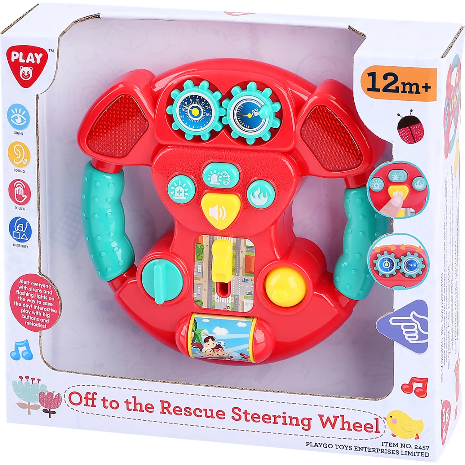 Playgo Toys Ent. Ltd - Off To The Rescue Steering Wheel