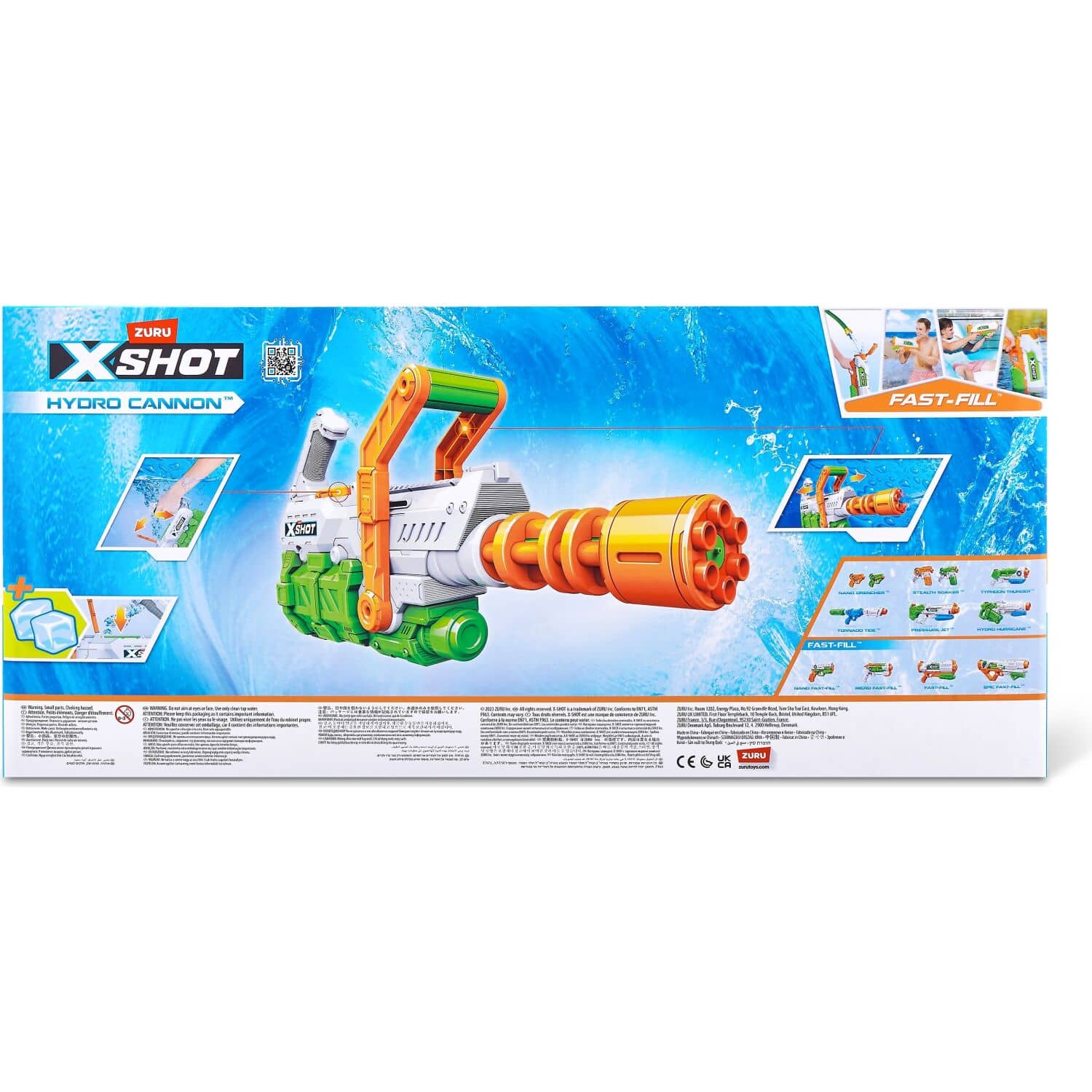 ZURU - Xshot Fast Fill Water Gun Hyrdro Cannon