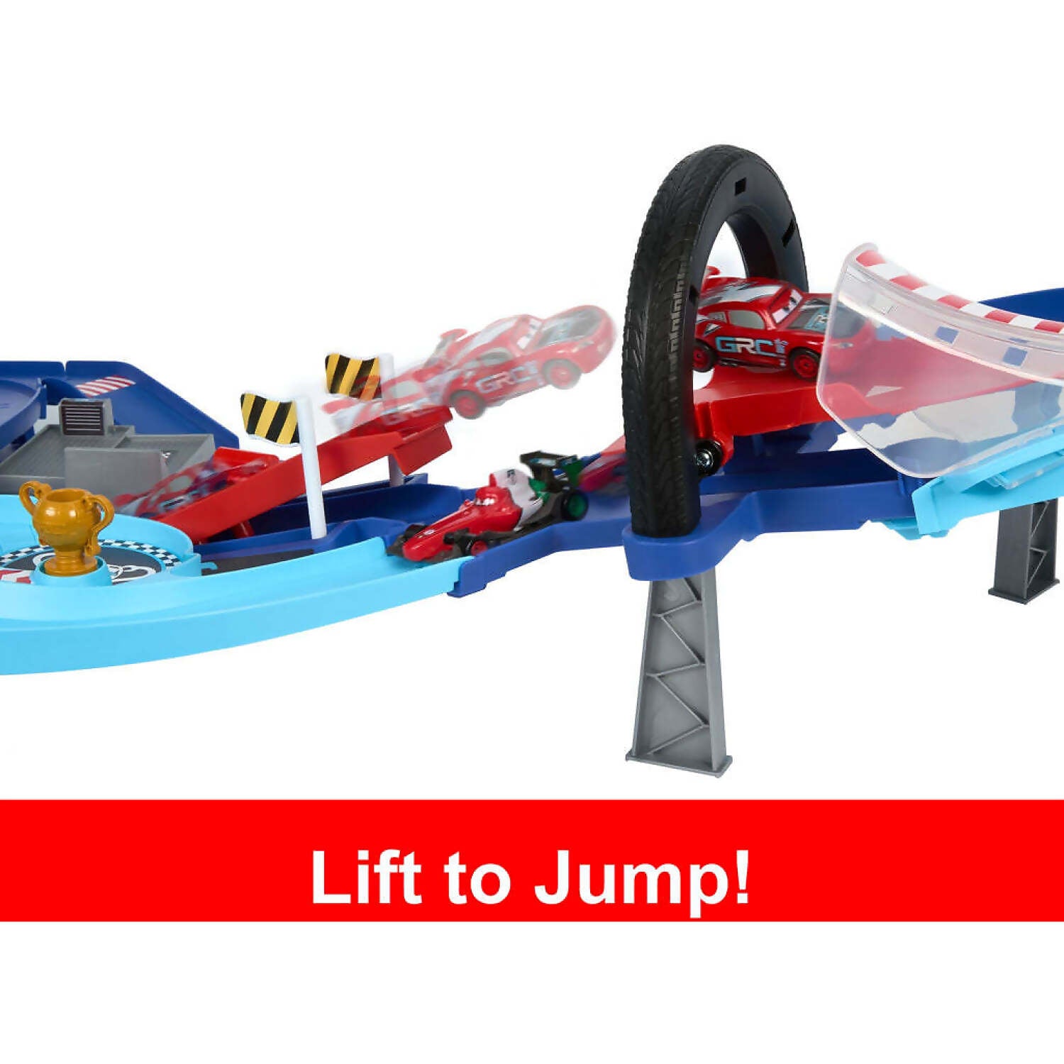 Disney Pixar - Cars Global Racers Cup Grc Jumping Raceway Playset