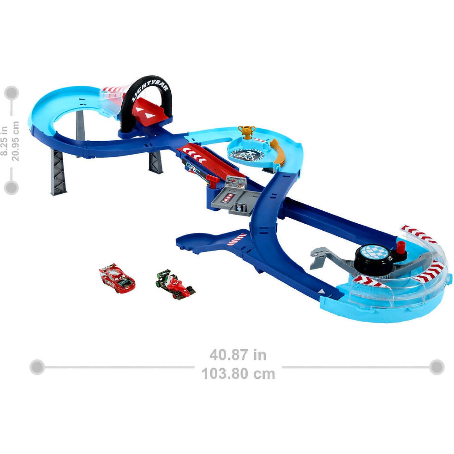 Disney Pixar - Cars Global Racers Cup Grc Jumping Raceway Playset
