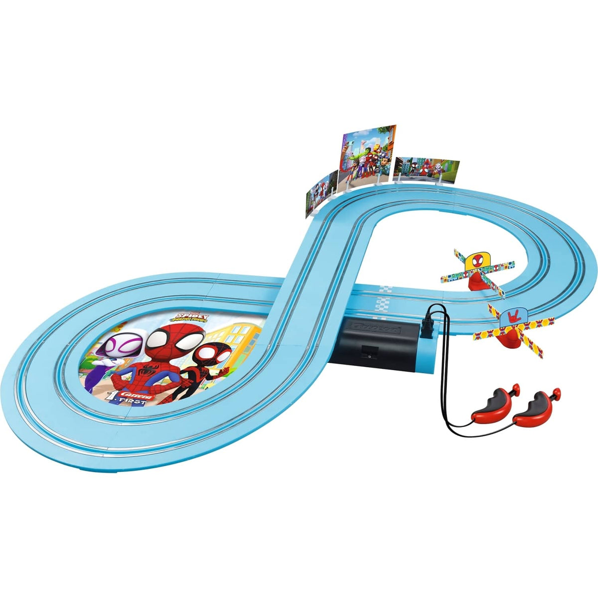 CARRERA - FIRST - SPIDEY - ITS SPIDEY TIME! - SLOT CAR TRACK SET
