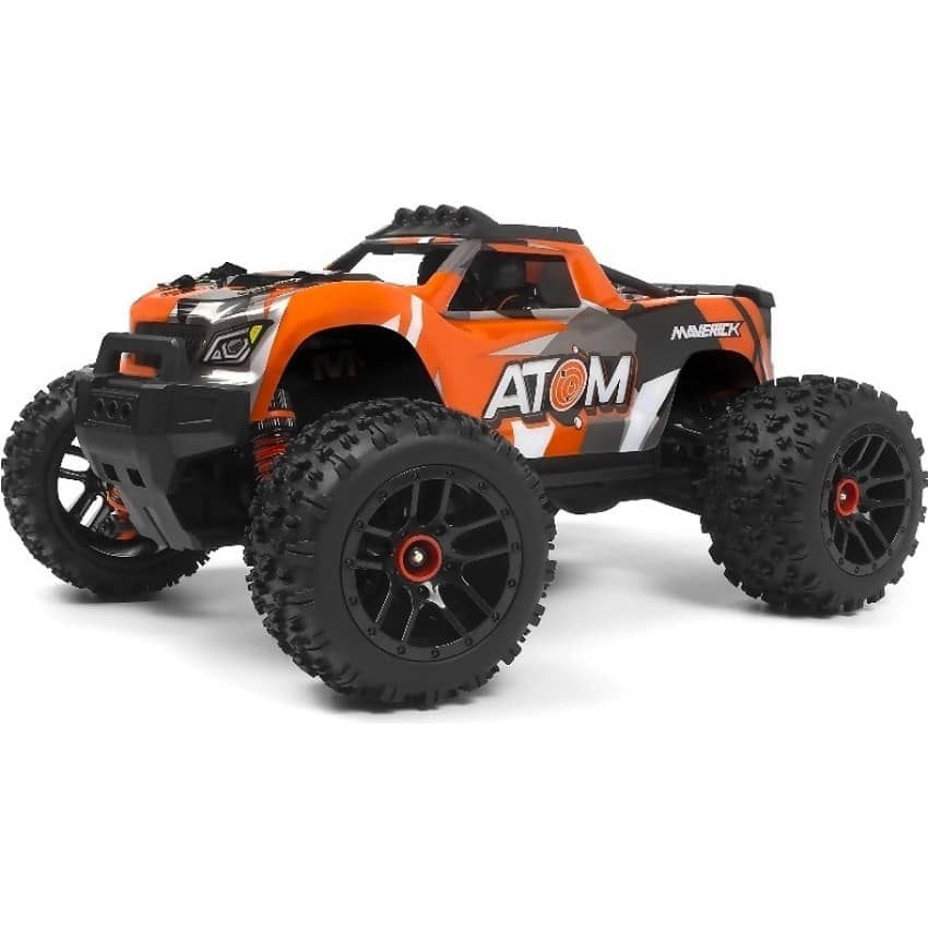 MAVERICK ATOM 1:18 RTR 4WD ELECTRIC RC MONSTER TRUCK ORANGE MV150502