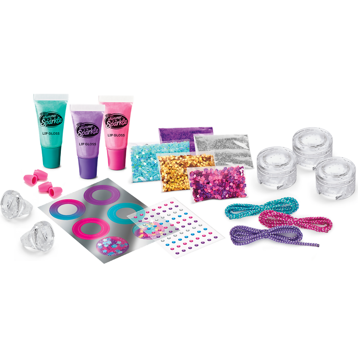 Cra-Z-Art - Shimmer N Sparkle Glitter & Gem Lip Gloss Lockets