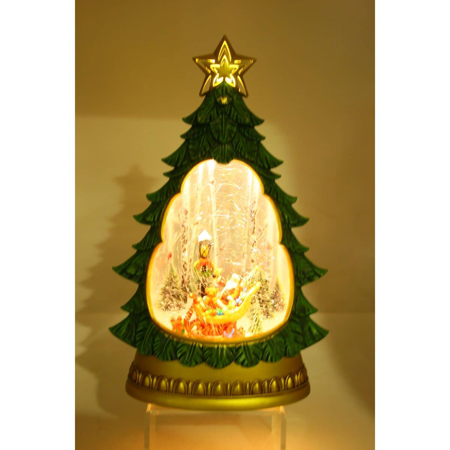 Cotton Candy - Xmas Lantern Sleigh In Christmas Tree 32cm