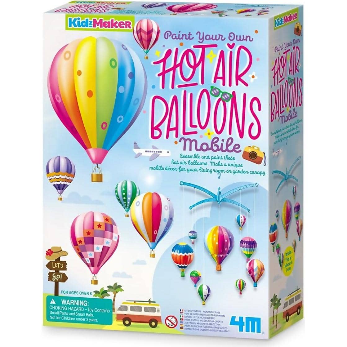 4M - Kidzmaker - Hot Air Balloons Mobile