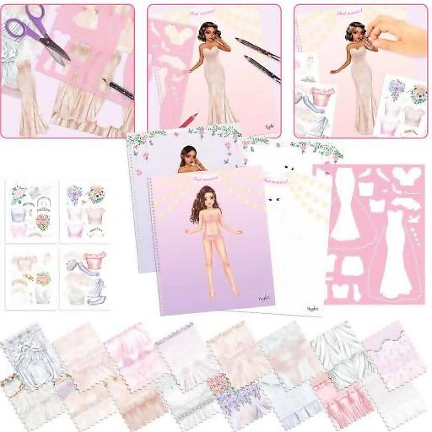 Topmodel - Create Your Wedding Special Colouring Book