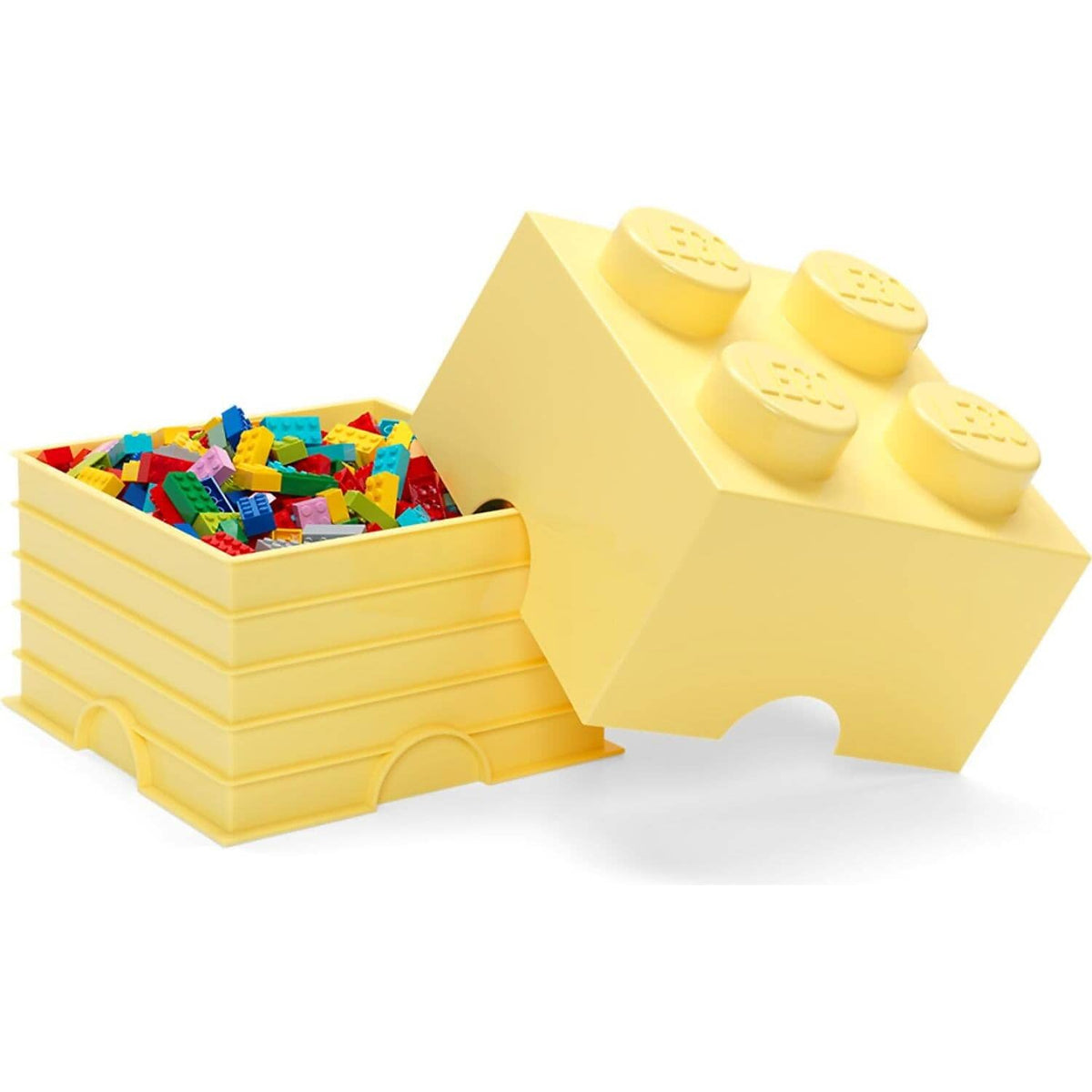 LEGO® Storage Brick 4 Studs Cool Yellow - Room Copenhagen