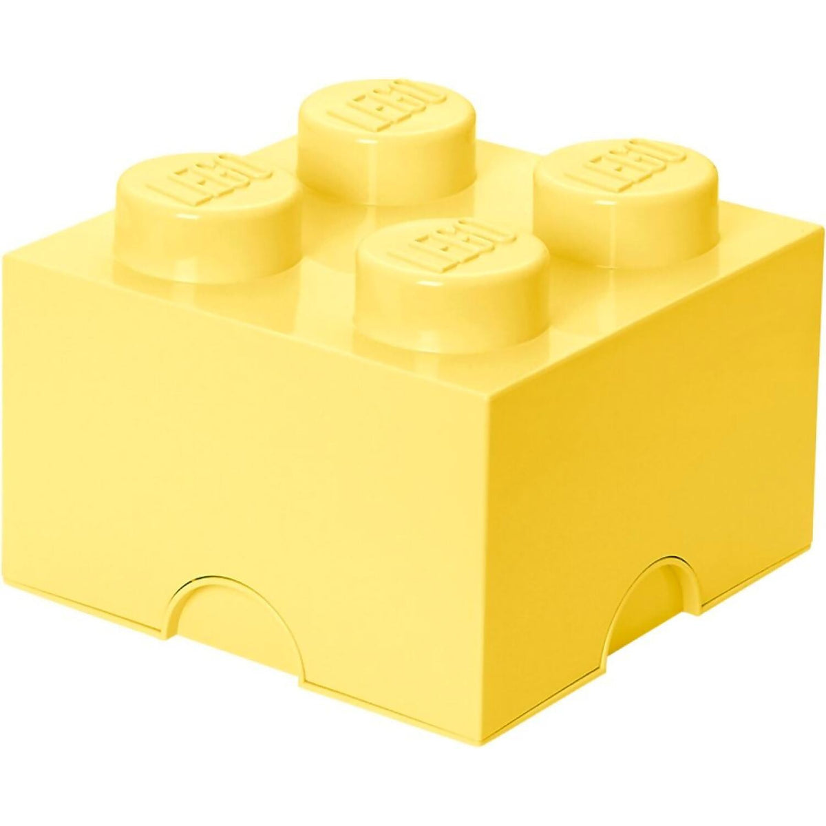 LEGO® Storage Brick 4 Studs Cool Yellow - Room Copenhagen