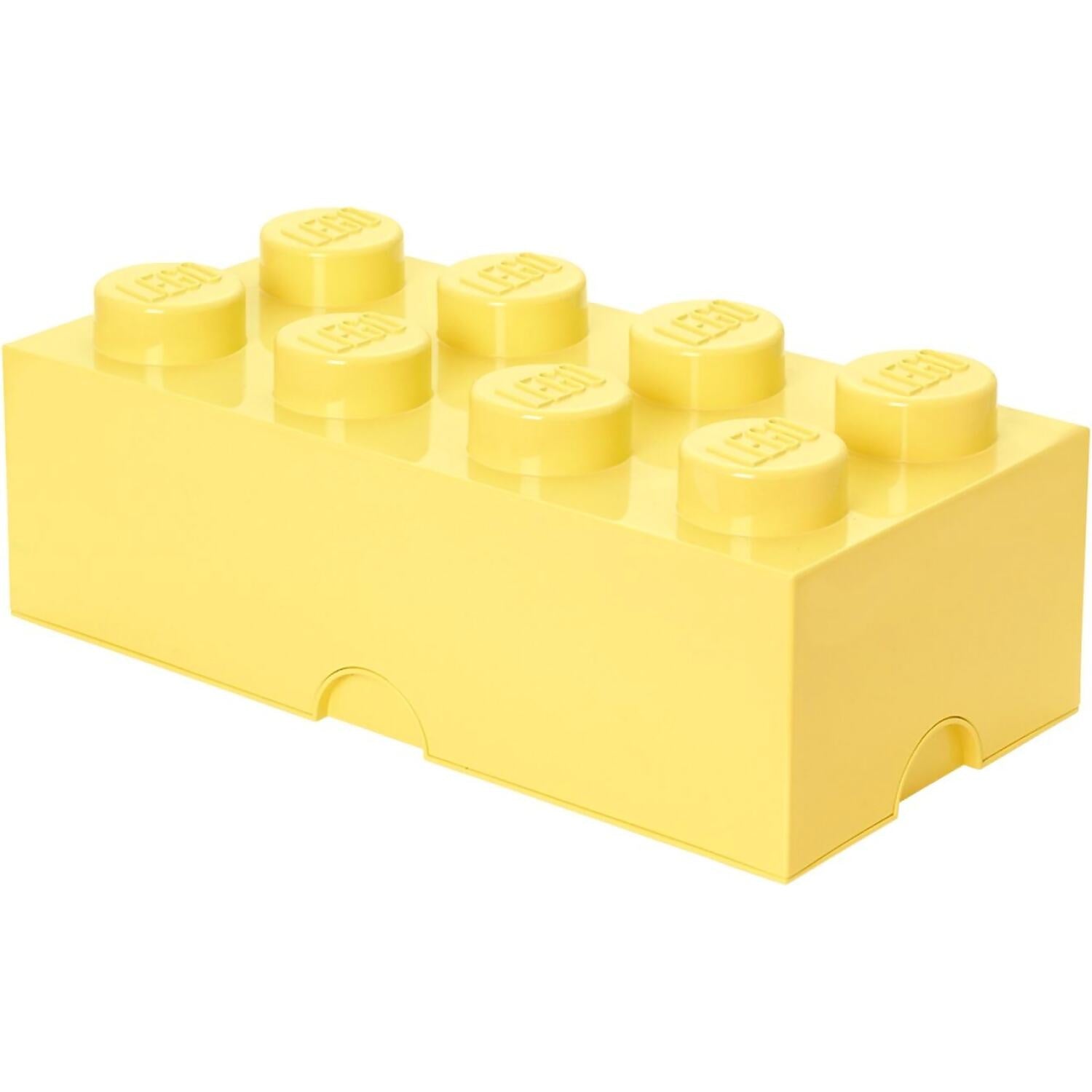 LEGO® Storage Brick 8 Studs Cool Yellow - Room Copenhagen