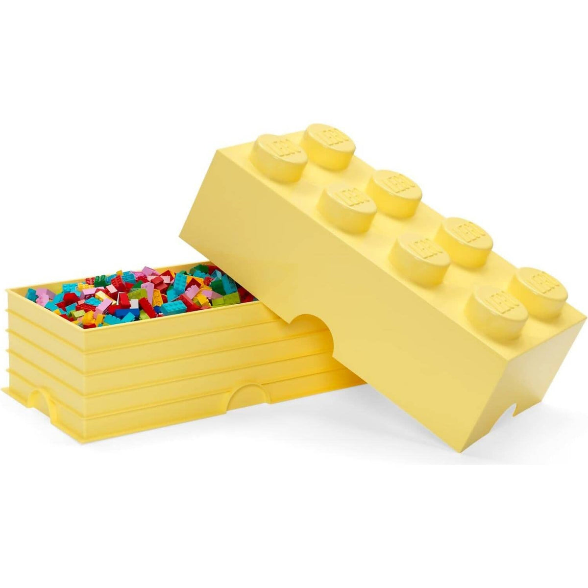 LEGO® Storage Brick 8 Studs Cool Yellow - Room Copenhagen