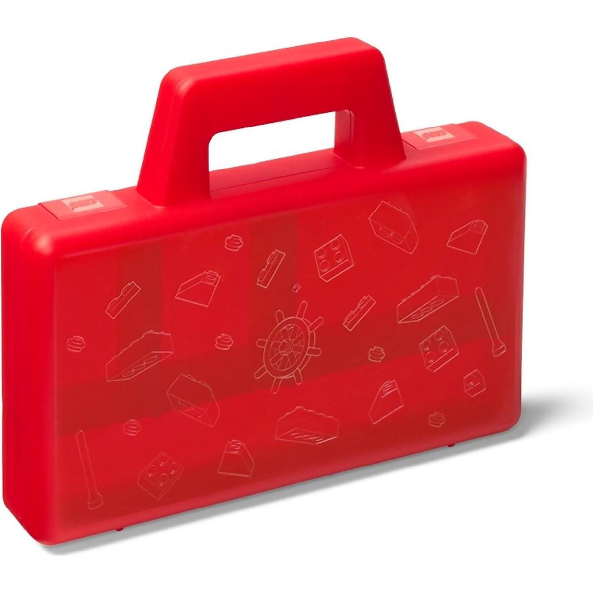 LEGO® Transparent Red Sorting Case To Go - Room Copenhagen