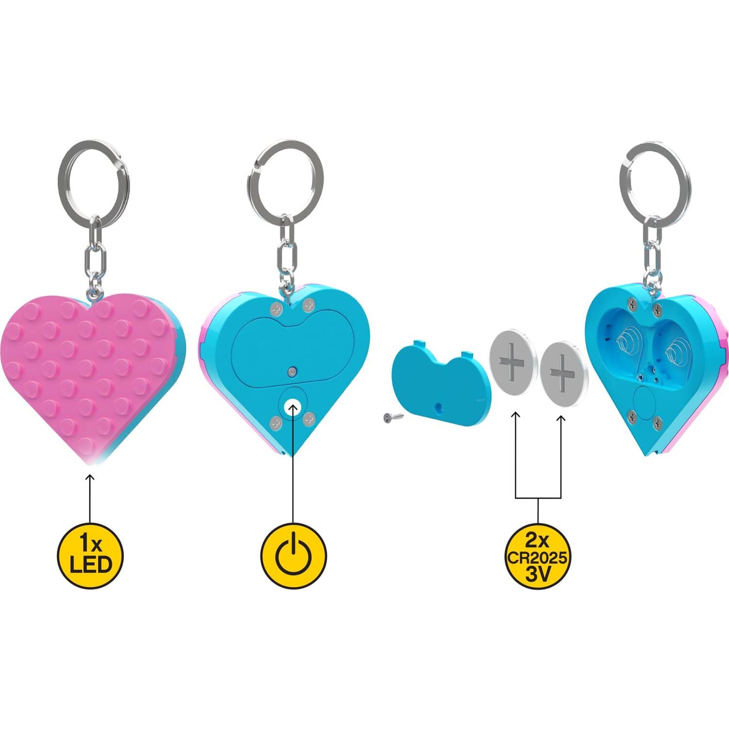 LEGO® Heart LED Key Light