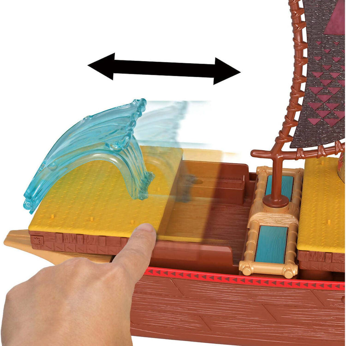 Disney - Moana 2 - Moana's Adventure Canoe Playset - Mattel