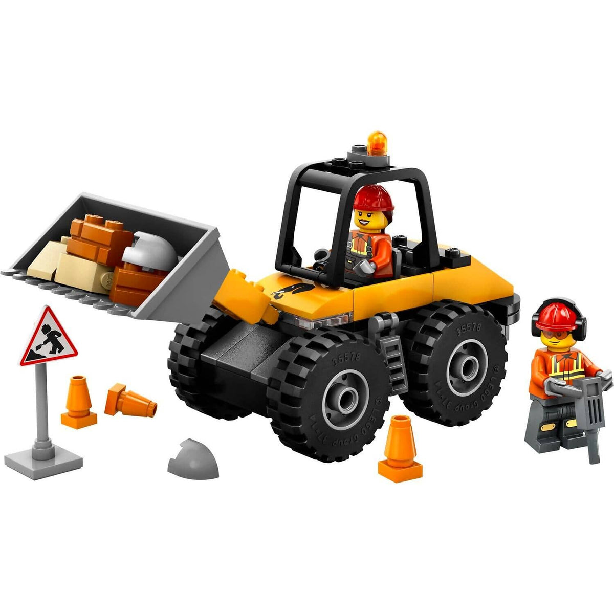 LEGO® 60450 Yellow Construction Wheel Loader - City 4+