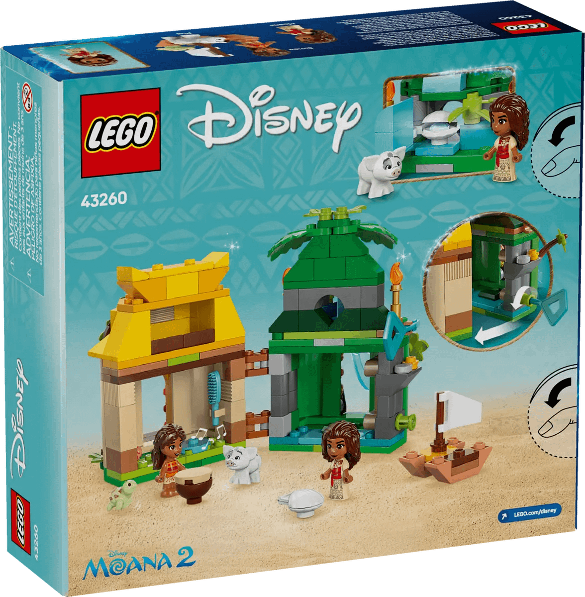 LEGO® 43260 Moana's Island Fun - Disney Princess