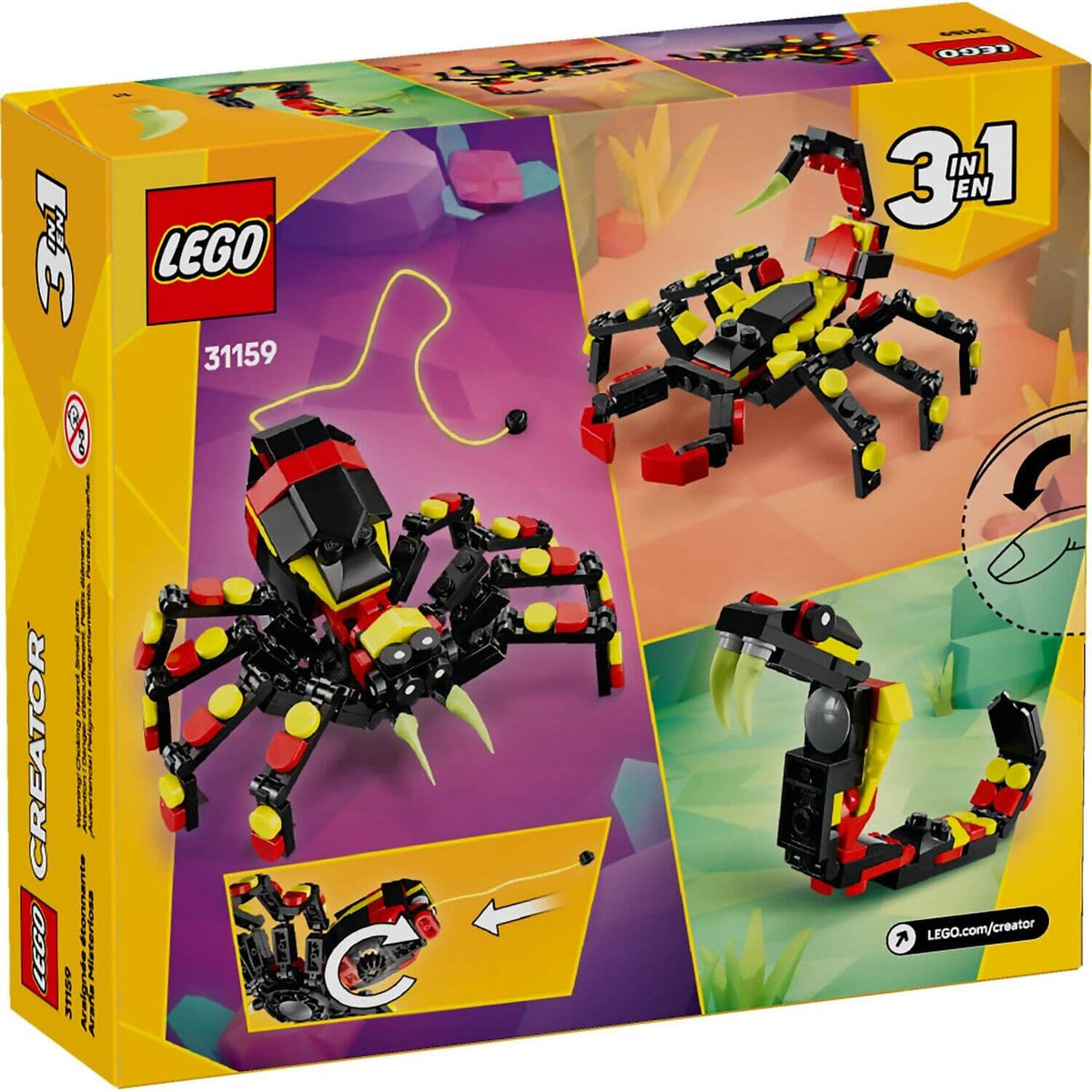 LEGO® 31159 Wild Animal: Surprising Spider - LEGO® Creator 3-in-1