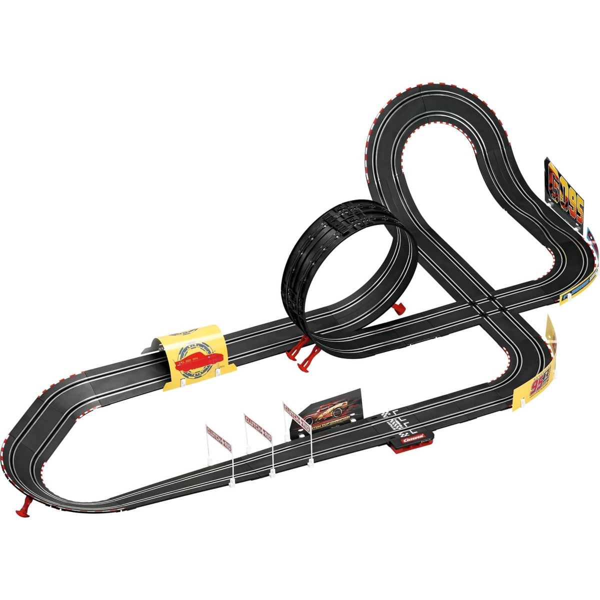 CARRERA - GO 1:43 - DISNEY PIXAR CARS GLOW RACERS - MODEL NO.20062559 - SLOT CAR SET
