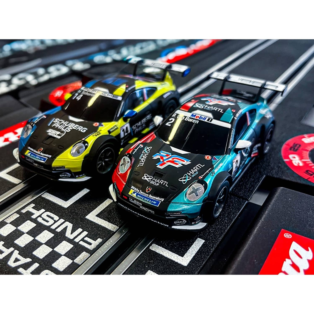 CARRERA - GO 1:43 - PORSCHE 911 GT3 CUP (992) HUBER RACING NO.2 SLOT CAR