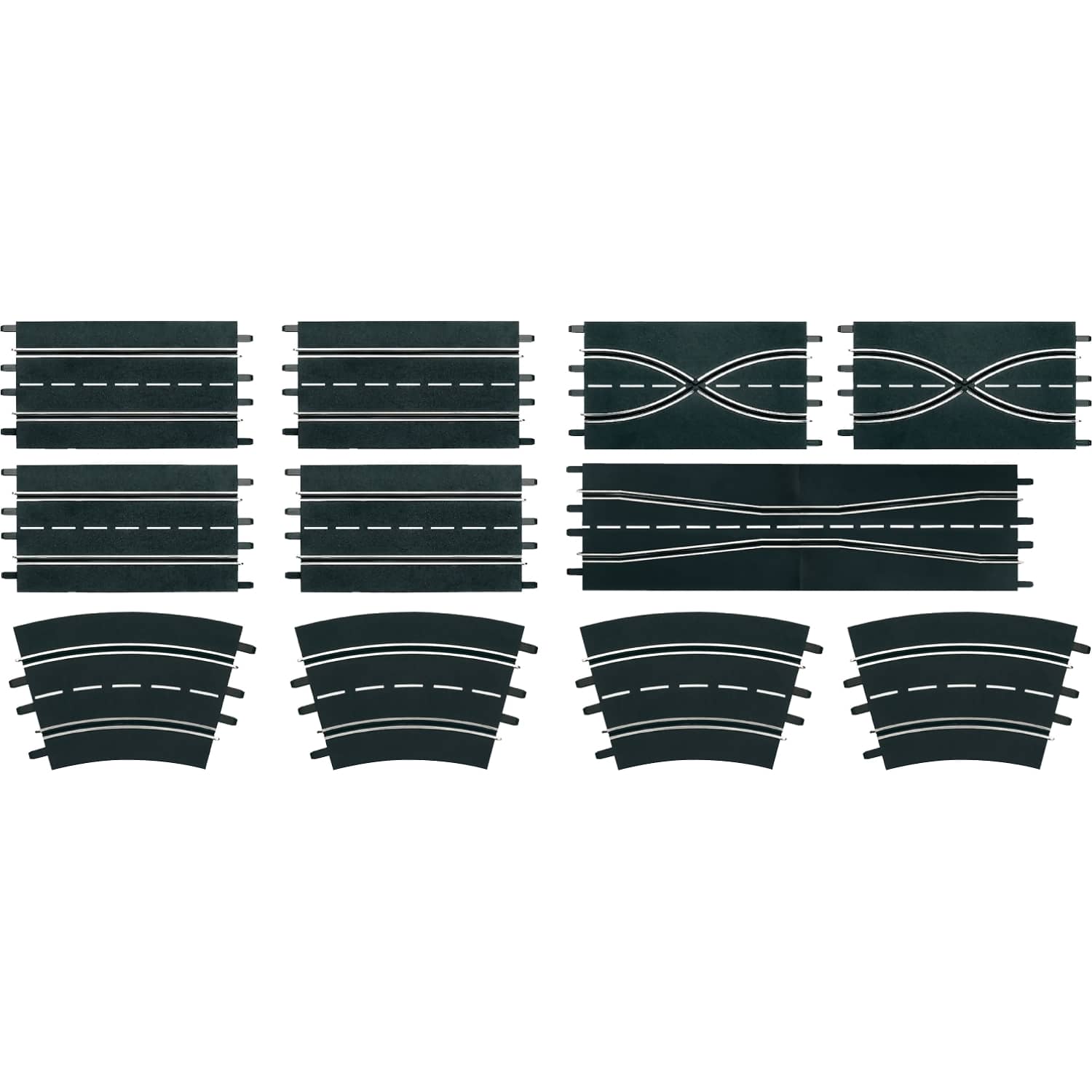 CARRERA - DIGITAL 1:32 ACCESSORIES - EXTENSION SET 3 WITH 12 X TRACK PIECES - SLOT CAR TRACK ACCESSORIES ALSO SUITS 1:24