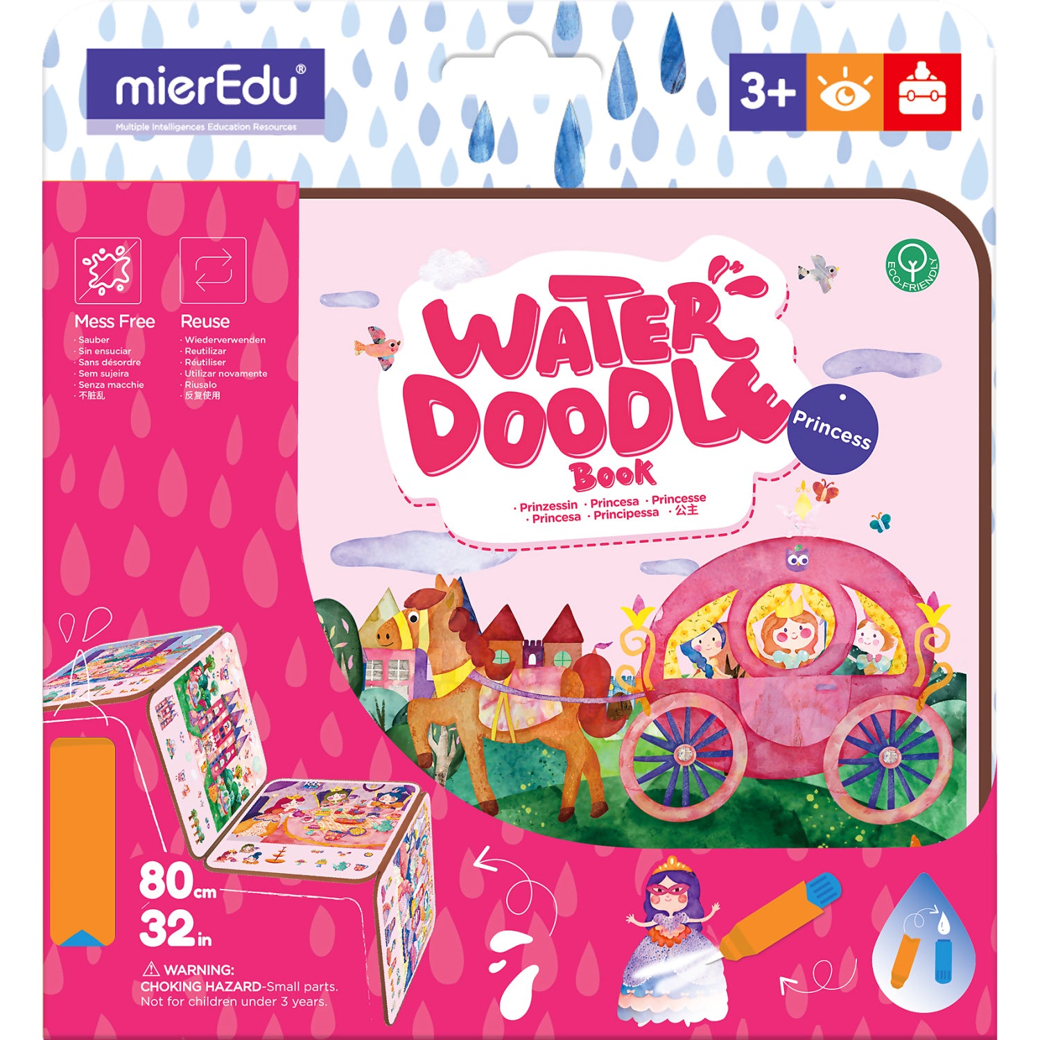 mierEdu - Water Doodle Book Princess
