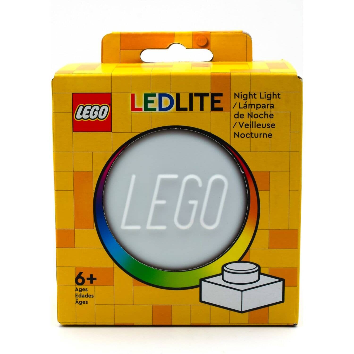 LEGO® - Iconic LEDLITE Plate Night Light White With Color Changing Variations