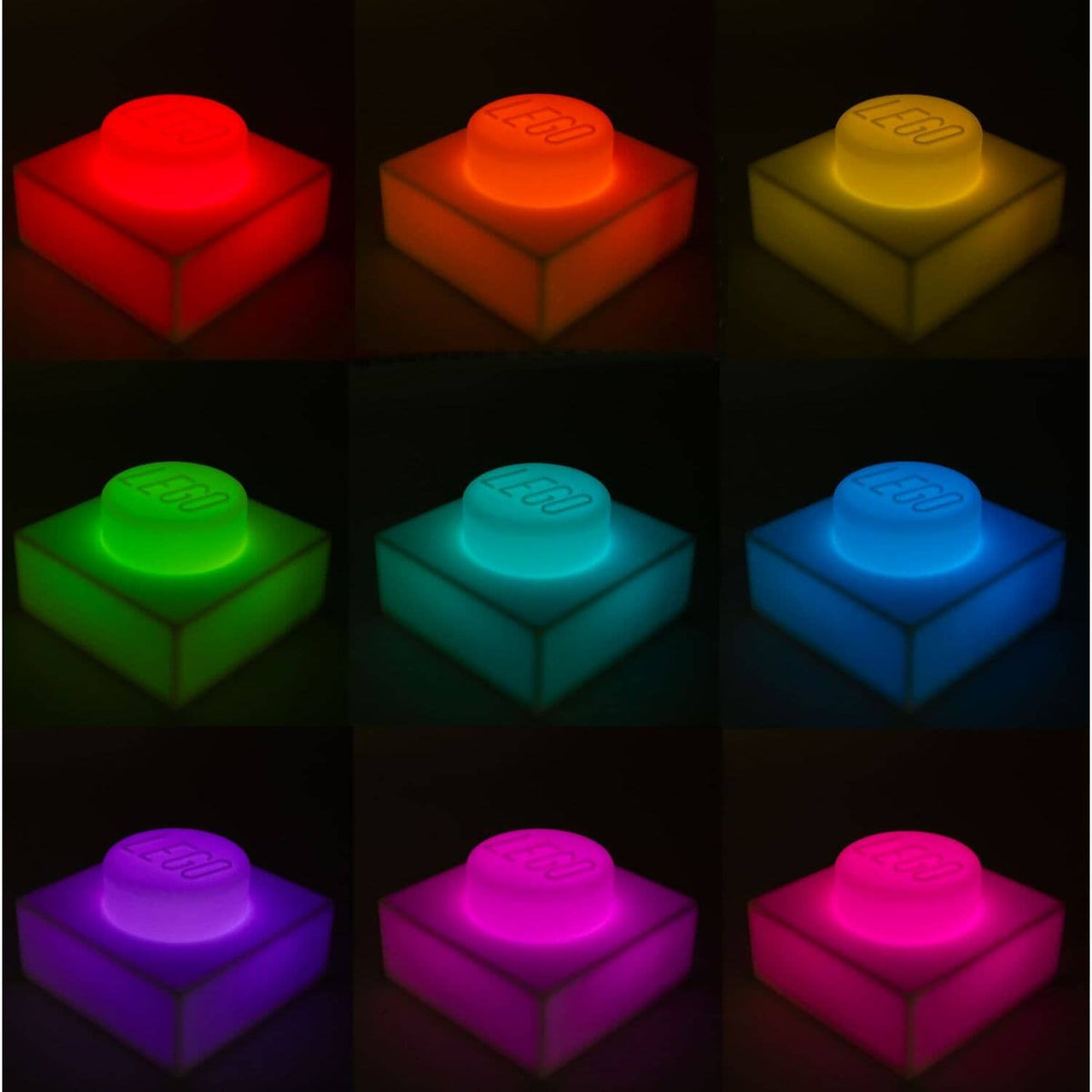 LEGO® - Iconic LEDLITE Plate Night Light White With Color Changing Variations