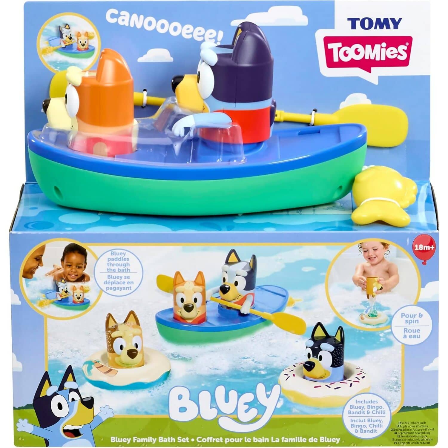 TOMY - Toomies Bluey Family Bath Set