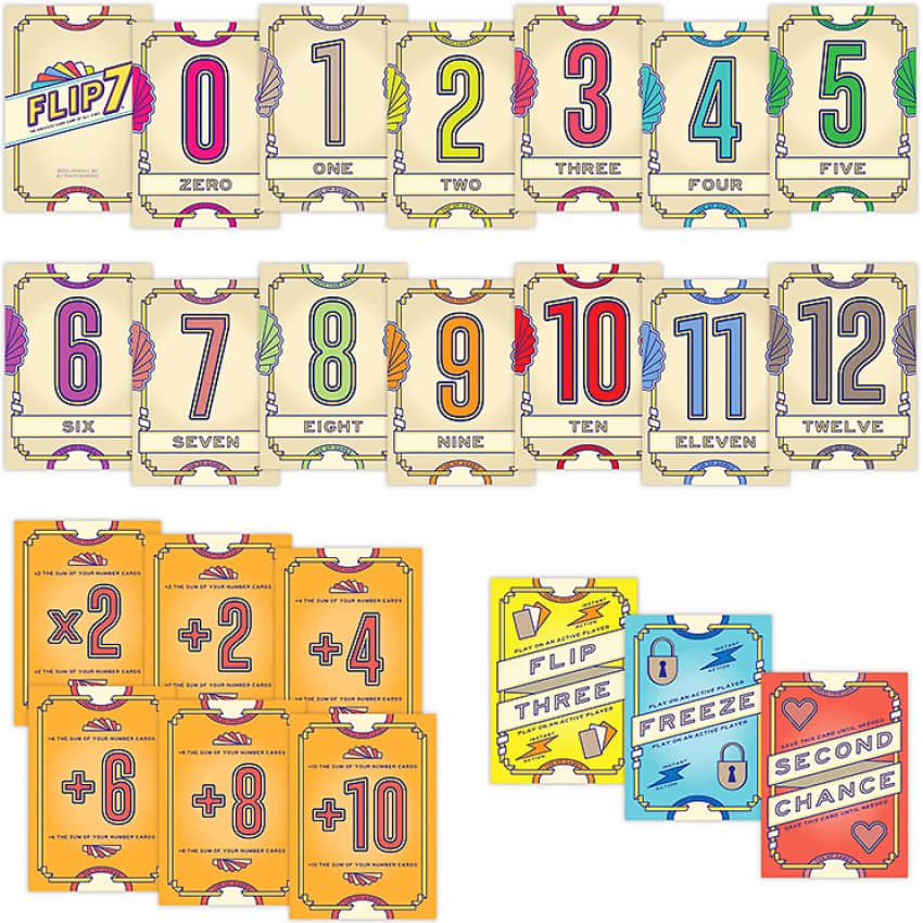 The OP Games - Flip 7 Card Game