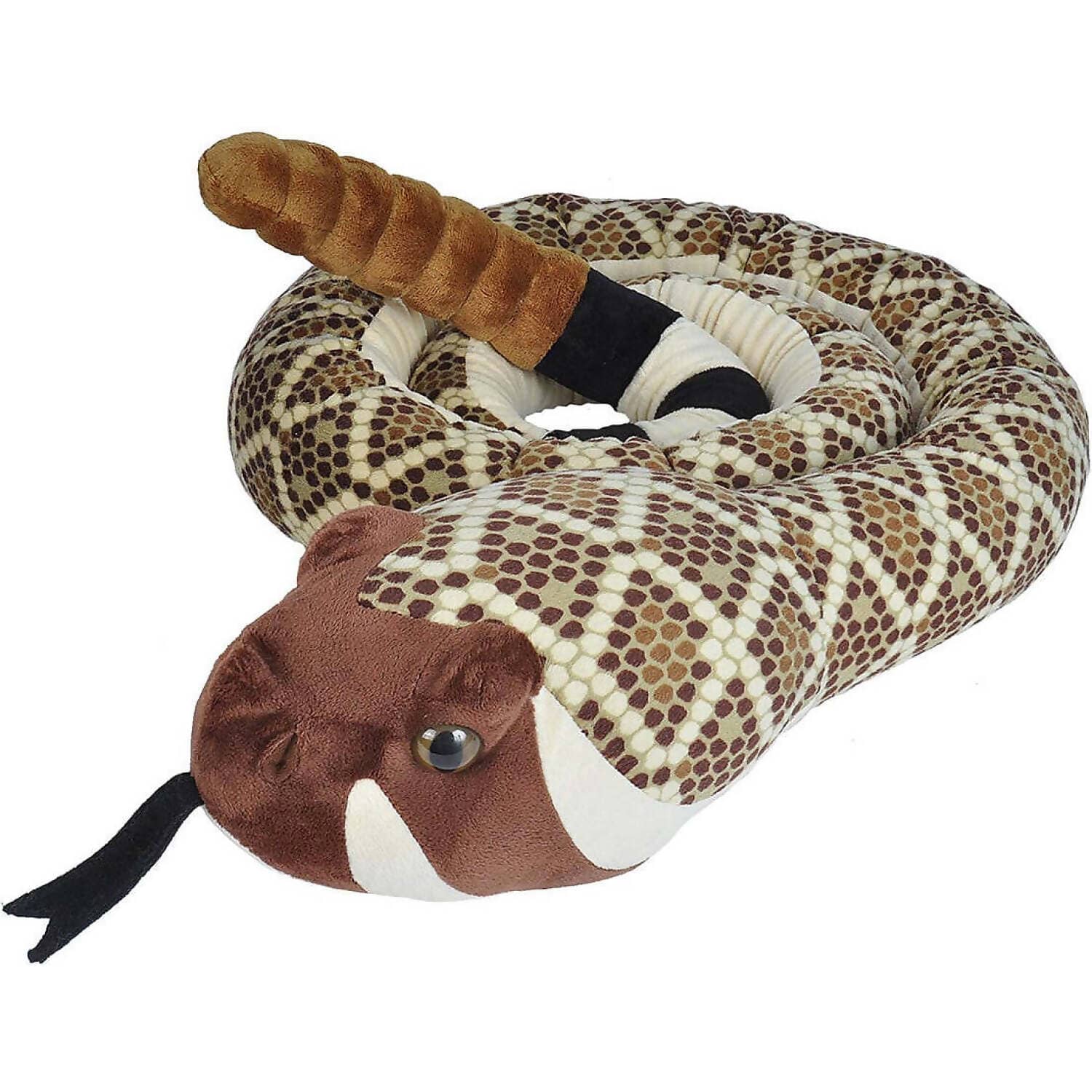 Wild Republic - Jumbo Snakesss Western Diamondback Snake 110-inch Plush
